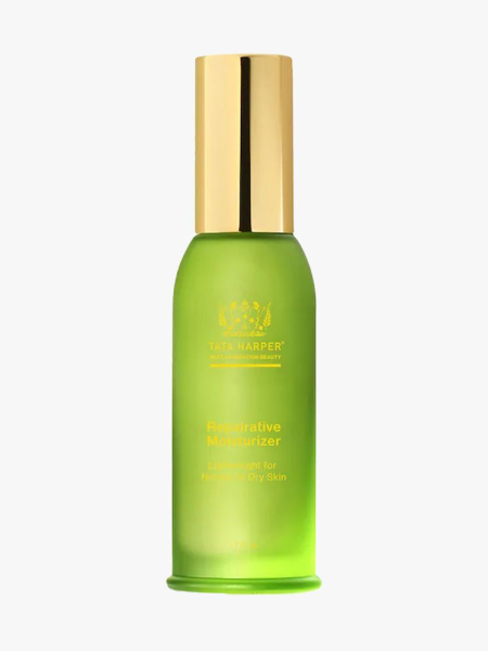 Tata Harper Repairative Moisturizer in branded component on a light gray background